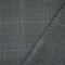 Black-Light Gray-Blue Poly Wool Blend Glen Plaid Check Suiting Woven Fabric By the Yard